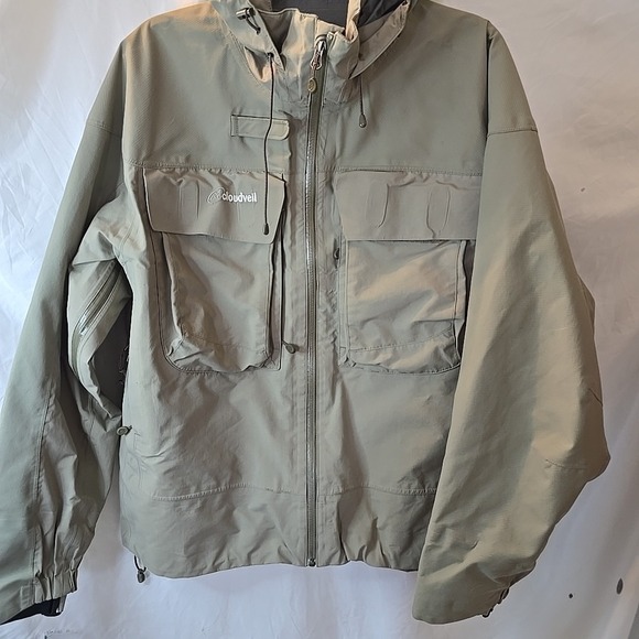 Cloudveil Inspired Angling Apparel Men's Rain Jacket Coat Size L Hooded Gore-Tex - Picture 3 of 16